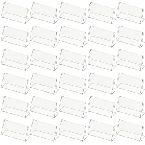 Acrylschildhalter, 30pcs Clear Card Display Ständer für Ortsname Hochzeitstags/1.6x0, 8 Zoll von Licsaliwe