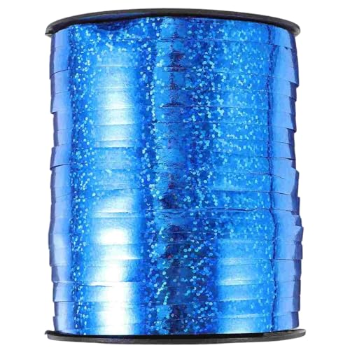 Glänzende blaue Curling -Bänder, 500 Yards Band für Geschenkverpackung, Partyfestival Dekoration für Partys, Floristen, Hochzeiten, Partydekorationen (blau) von Licsaliwe