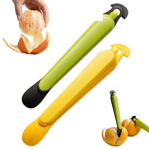 Orange Peeler Tool, 2pcs Citrus Fruit Peeler mit scharfen Klinge, multifunktionaler Zitrone für die Küche, DIY Orange Peeler Tool, 2pcs Citrus Fruit Peeler mit scharfen Klinge, multifunktionaler Zitrone für die Küche, DIY von Licsaliwe