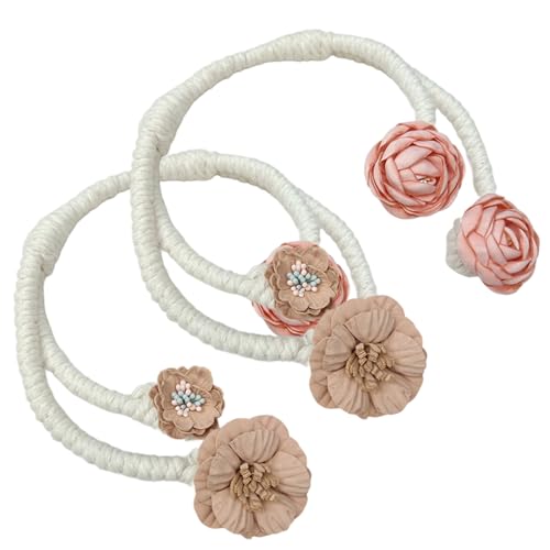 Vorhangbindungen, 2pcs künstliche Blumenabendungen, für Wohnzimmer, Schlafzimmer, Esszimmer, Keine Bohrungen Vorhangbindungen, 2pcs künstliche Blumenabendungen, für Wohnzimmer, Schlafzimmer, Esszimmer, Keine Bohrungen von Licsaliwe