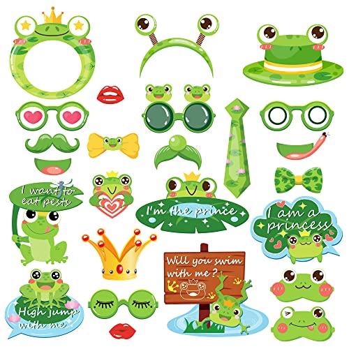 25 Sommer Lotusblatt Frosch Foto Requisite von Lide Road