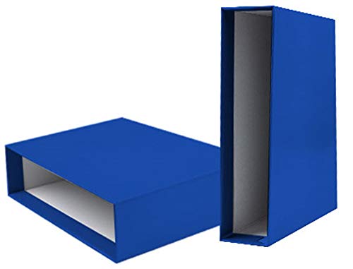 Box Aktenordner LIDERPAPEL-Carton Folio dokumentiert Rückenbreite 82 mm blau von Liderpapel
