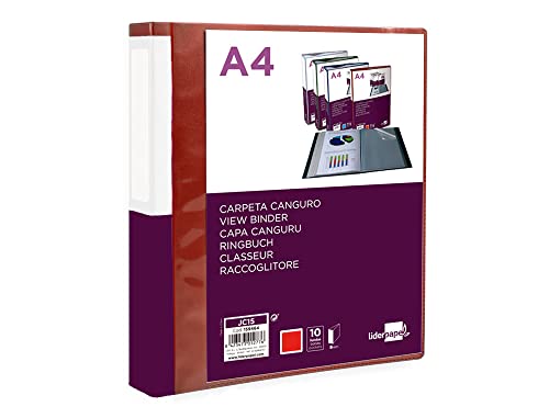 Liderpapel 10 Hüllen Känguru PP DIN A4 rot durchscheinend Cover und Rücken personalisierbar Liderpapel 10 Hüllen Känguru PP DIN A4 rot durchscheinend Cover und Rücken personalisierbar von Liderpapel
