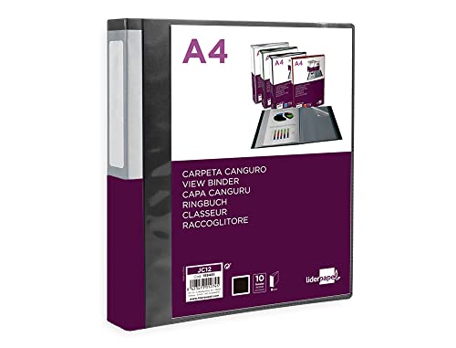 Liderpapel 10 Hüllen Känguru PP DIN A4 schwarz blickdicht Cover und Rücken personalisierbar Liderpapel 10 Hüllen Känguru PP DIN A4 schwarz blickdicht Cover und Rücken personalisierbar von Liderpapel
