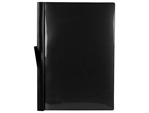 Liderpapel 45325 Ordner mit Seitenklemme aus Polypropylen, DIN A4, Schwarz, 60 Blatt von Liderpapel