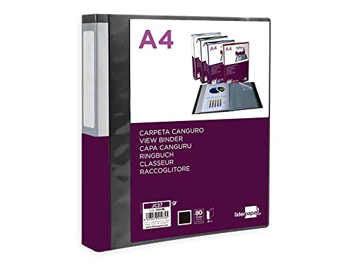 Liderpapel 80 Hüllen Känguru PP DIN A4 schwarz blickdicht Cover und Rücken personalisierbar Liderpapel 80 Hüllen Känguru PP DIN A4 schwarz blickdicht Cover und Rücken personalisierbar von Liderpapel