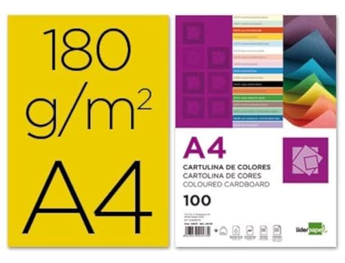 Liderpapel A4 Karton 180g/m² Gold Packung mit 100 Blatt Liderpapel A4 Karton 180g/m² Gold Packung mit 100 Blatt von Liderpapel