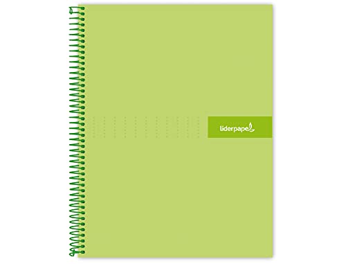 Liderpapel A5 Micro-Crafty-Notizbuch, gefüttert, 120 h, 90 g, Rahmen: 5 mm, 5 Bänder, 6 Löcher, Grün Liderpapel A5 Micro-Crafty-Notizbuch, gefüttert, 120 h, 90 g, Rahmen: 5 mm, 5 Bänder, 6 Löcher, Grün von Liderpapel