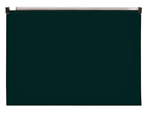 Liderpapel A6 Dokumentenmappe mit Reißverschluss, blickdicht, schwarz von Liderpapel