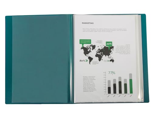 Liderpapel CJ55 Sichtbuch mit 80 Hüllen, A4, Grün von Liderpapel
