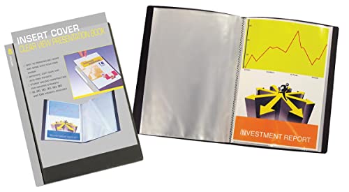 Liderpapel CJ61 Sichtbuch mit 40 Hüllen, Schwarz von Liderpapel
