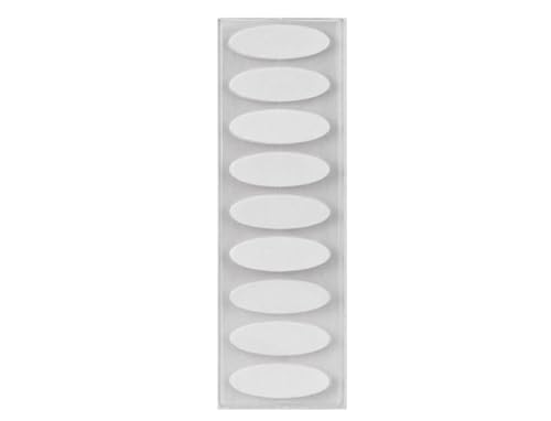 Liderpapel Klettverschluss, selbstklebend, oval, weiß, 32 x 12 mm, 18 Stück Liderpapel Klettverschluss, selbstklebend, oval, weiß, 32 x 12 mm, 18 Stück von Liderpapel