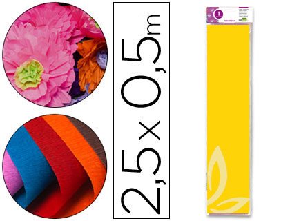 Liderpapel – Krepppapier, 50 cm x 2.5 m 50 cm x 2.5 m gelb Liderpapel – Krepppapier, 50 cm x 2.5 m 50 cm x 2.5 m gelb von Liderpapel