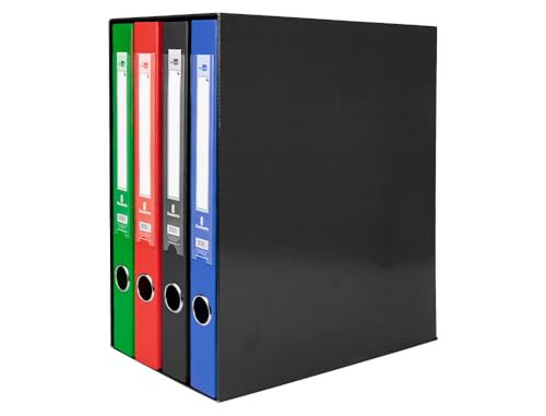 Liderpapel Modul, 4 Ordner, Folio, 2 gemischte Ringe, 25 mm, verschiedene Farben Liderpapel Modul, 4 Ordner, Folio, 2 gemischte Ringe, 25 mm, verschiedene Farben von Liderpapel