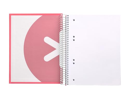 Liderpapel Spiralheft, A5, Mikro Antartik, gefütterter Deckel, 120H, 90 g, glatt, 5 Bänder, 6 Löcher, korallenfarben Liderpapel Spiralheft, A5, Mikro Antartik, gefütterter Deckel, 120H, 90 g, glatt, 5 Bänder, 6 Löcher, korallenfarben von Liderpapel
