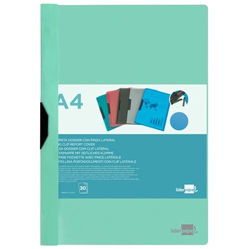 Ordner Liderpapel Dossier Seitenklammer, Polypropylen, DIN A4, blickdicht, Apfelgrün, 30 Blatt Ordner Liderpapel Dossier Seitenklammer, Polypropylen, DIN A4, blickdicht, Apfelgrün, 30 Blatt von Liderpapel