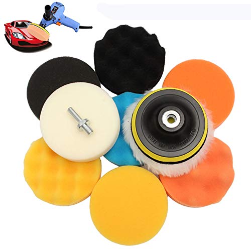 Polieraufsatz Polieraufsatz Bohrmaschine Maschinenpolierer Auto-Poliermaschine Polierscheibe Poliermaschine Autopolierer und Puffermaschinen 11pcs von Lidylinashop