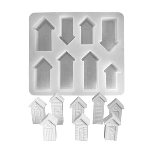 Lieawy Hausform Silikonform - Weihnachtsform für Harz - 8-Fach Form Für Seifen Kerzen Backen Fondant Bastelbedarf Lieawy Hausform Silikonform - Weihnachtsform für Harz - 8-Fach Form Für Seifen Kerzen Backen Fondant Bastelbedarf von Lieawy