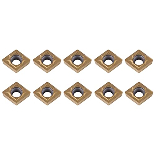 Hartmetalleinsätze, 10 Stück CNC Ccmt0602, Ccmt060204 Hartmetalleinsätze, Hartmetallspitzen, Wendeschneidplatten, Drehwerkzeug, mit Verschleißfestigkeit, Chemischer Stabilität, Hartmetalleinsätze, 10 Stück CNC Ccmt0602, Ccmt060204 Hartmetalleinsätze, Hartmetallspitzen, Wendeschneidplatten, Drehwerkzeug, mit Verschleißfestigkeit, Chemischer Stabilität, von LiebeWH