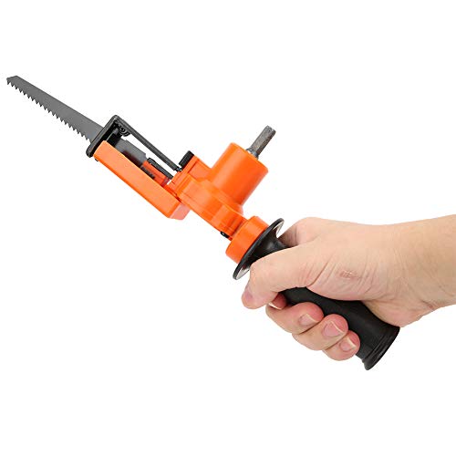 Säbelsäge, Säbelsäge mit Kabel, Säbelsäge-Sägeadapter, Elektrisches Bohrwerkzeug, Tragbares Tragbares Holzbearbeitungszubehör mit 1 Adapter, 2 Sägeblättern, 1 Griff, 1 Säbelsäge, Säbelsäge mit Kabel, Säbelsäge-Sägeadapter, Elektrisches Bohrwerkzeug, Tragbares Tragbares Holzbearbeitungszubehör mit 1 Adapter, 2 Sägeblättern, 1 Griff, 1 von LiebeWH