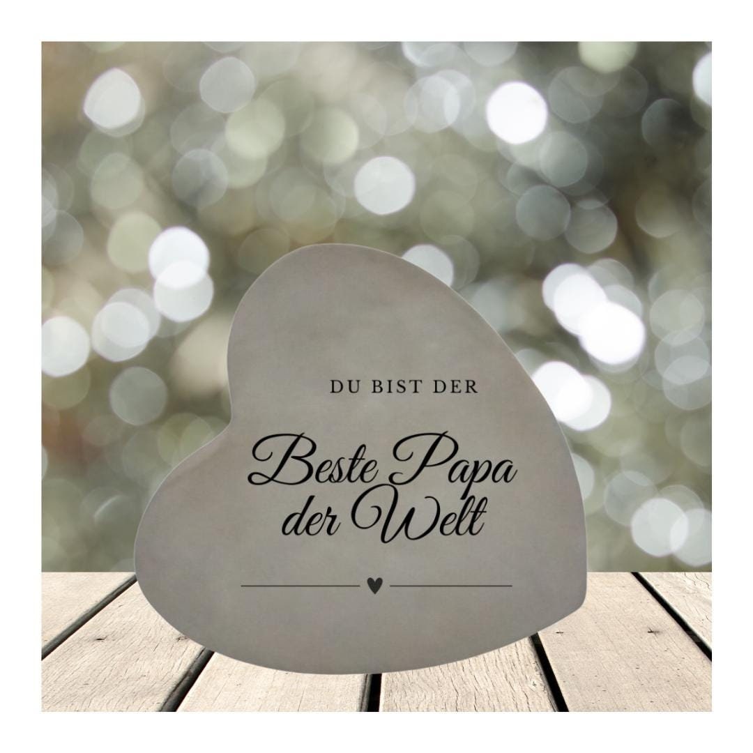 Geschenk Papa Personalisiert, Geschenkherz, Vater, Personalisiertes Papa, Weihnachten, Vatertag Geschenk Papa Personalisiert, Geschenkherz, Vater, Personalisiertes Papa, Weihnachten, Vatertag von LieblingeundCo