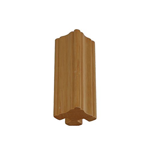 Eckverbinder für Holzblende 9 cm geschweift | Vorhangschiene, Gardinenschiene natur | 1 Stück Eckverbinder für Holzblende 9 cm geschweift | Vorhangschiene, Gardinenschiene natur | 1 Stück von Liedeco