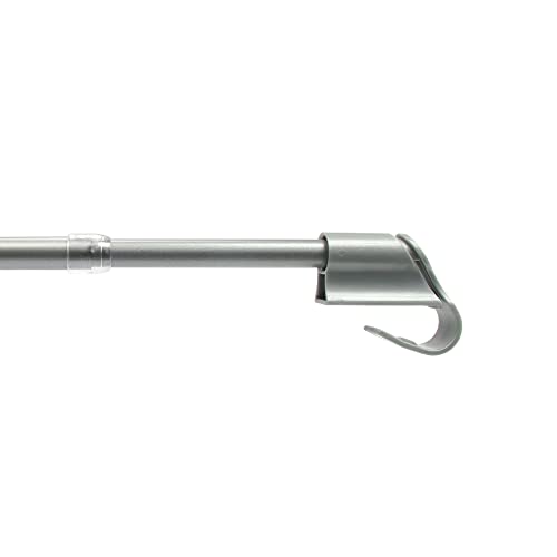 Liedeco Cafehausstange, Scheibenstange mit Klemmträger | ausziehbar 135-225 cm | silber-matt Liedeco Cafehausstange, Scheibenstange mit Klemmträger | ausziehbar 135-225 cm | silber-matt von Liedeco