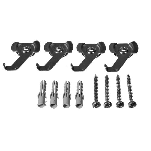 Liedeco Deckenriegel, Deckenhalterung für Flächenvorhangschiene 5 läufig | verzinkt | 4 Stück Liedeco Deckenriegel, Deckenhalterung für Flächenvorhangschiene 5 läufig | verzinkt | 4 Stück von Liedeco