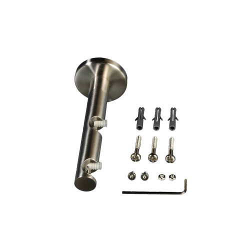 Liedeco Doppelträger 12 cm | Gardinenstangen ø 16 mm | 1 Stück | edelstahl-optik Liedeco Doppelträger 12 cm | Gardinenstangen ø 16 mm | 1 Stück | edelstahl-optik von Liedeco