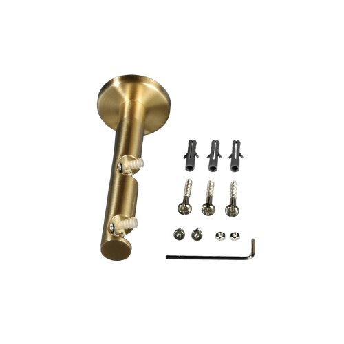 Liedeco Doppelträger 12 cm | Gardinenstangen ø 16 mm | 1 Stück | gold-matt Liedeco Doppelträger 12 cm | Gardinenstangen ø 16 mm | 1 Stück | gold-matt von Liedeco