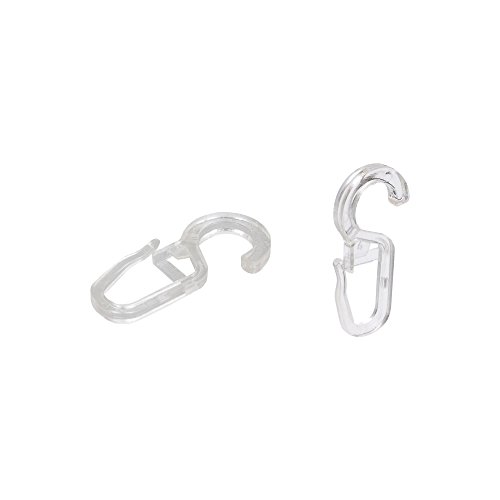Liedeco Faltenlegehaken für Gardinenstangen mit ø 28 mm, 10 STK glasklar Liedeco Faltenlegehaken für Gardinenstangen mit ø 28 mm, 10 STK glasklar von Liedeco