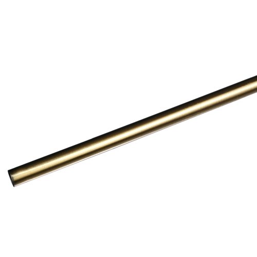 Liedeco Gardinenstangen-Rohr Landhaus, ø 16 mm messing antik L 200 cm von Liedeco