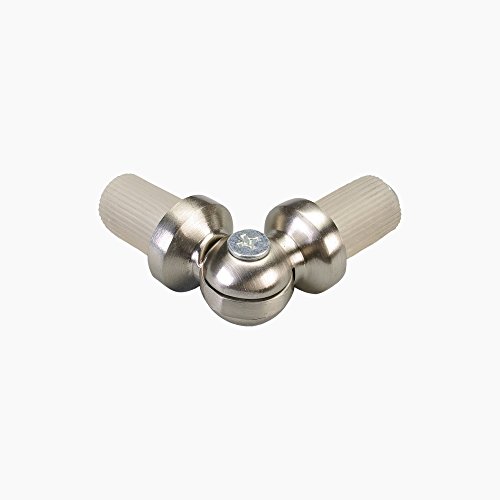 Liedeco Gelenkverbinder für Gardinenstangen Landhaus, ø 16 mm, 1 Stk edelstahloptik Liedeco Gelenkverbinder für Gardinenstangen Landhaus, ø 16 mm, 1 Stk edelstahloptik von Liedeco