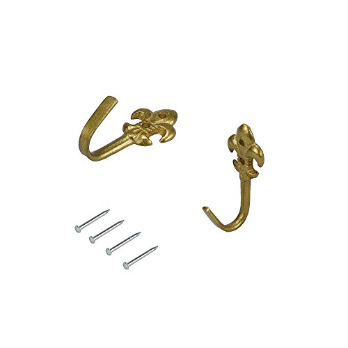 Liedeco Raffhaken Lilie für Gardinen, 2 STK Messing Liedeco Raffhaken Lilie für Gardinen, 2 STK Messing von Liedeco