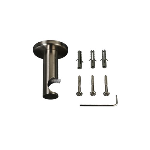 Liedeco Träger für Gardinenstangen 6,5 cm einläufig, ø 20 mm | 1 Stück | Edelstahl-Optik Liedeco Träger für Gardinenstangen 6,5 cm einläufig, ø 20 mm | 1 Stück | Edelstahl-Optik von Liedeco
