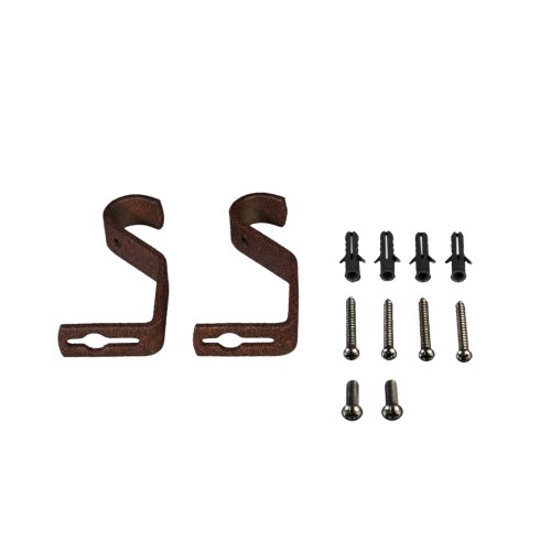 Liedeco Träger für Gardinenstangen 7 cm einläufig Landhaus, ø 16 mm, 2 Stk rost Liedeco Träger für Gardinenstangen 7 cm einläufig Landhaus, ø 16 mm, 2 Stk rost von Liedeco