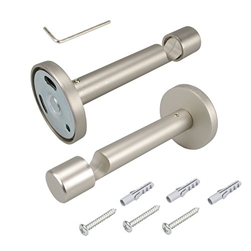 Liedeco Träger für Gardinenstangen 9 cm einläufig, Landhaus, ø 16 mm, 1 Stk chrom-matt Liedeco Träger für Gardinenstangen 9 cm einläufig, Landhaus, ø 16 mm, 1 Stk chrom-matt von Liedeco
