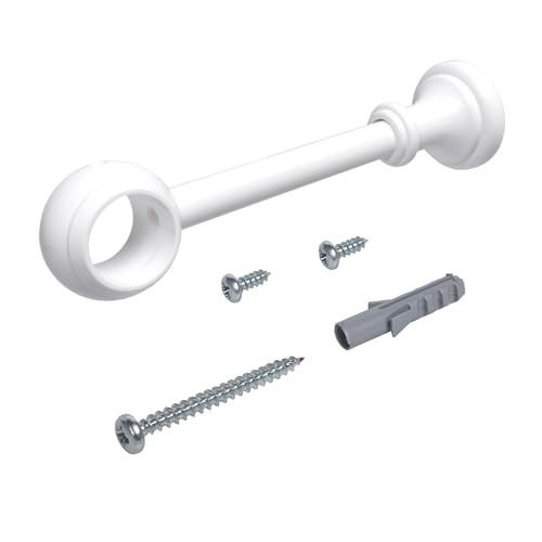 Liedeco Träger für Gardinenstangen Thüringen einläufig, ø 28 mm, 1 Stk weiß L 18 cm Liedeco Träger für Gardinenstangen Thüringen einläufig, ø 28 mm, 1 Stk weiß L 18 cm von Liedeco
