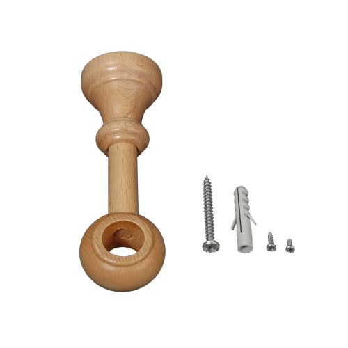 Liedeco Träger für Gardinenstangen Thüringen einläufig, ø 28 mm, 1 STK Natur L 12 cm Liedeco Träger für Gardinenstangen Thüringen einläufig, ø 28 mm, 1 STK Natur L 12 cm von Liedeco