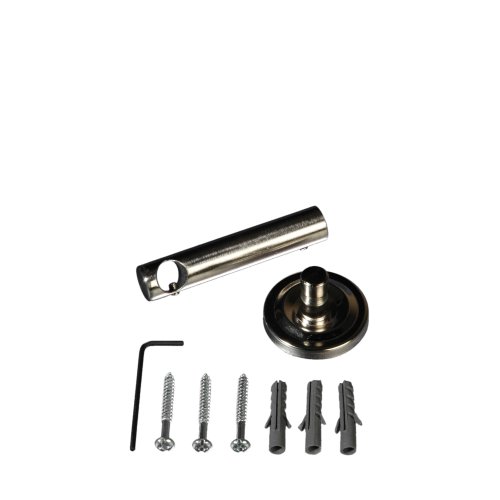 Liedeco Träger für Gardinenstangen einläufig Madrid, ø 12 mm edelstahl optik Liedeco Träger für Gardinenstangen einläufig Madrid, ø 12 mm edelstahl optik von Liedeco