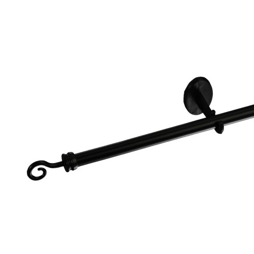 Liedeco Träger für Vitragestange | selbstklebend | 2 Stück | schwarz Liedeco Träger für Vitragestange | selbstklebend | 2 Stück | schwarz von Liedeco