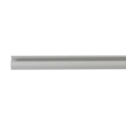 Liedeco Vorhangschiene 150S 'Schleuderschiene' aus Metall weiß 200 cm von Liedeco