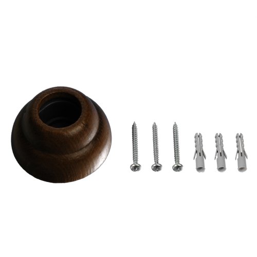 Liedeco Wandlager für Gardinenstangen Thüringen, ø 28 mm, 1 STK Eiche rustikal Liedeco Wandlager für Gardinenstangen Thüringen, ø 28 mm, 1 STK Eiche rustikal von Liedeco