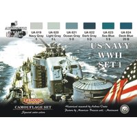 Camouflage Set US Navy WWII Set 1 von Lifecolor