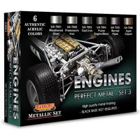 Engines Perfect Metal - Set 3 von Lifecolor