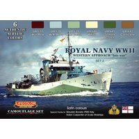 Royal Navy WWII Western Approach late war Set 2 Camouflage Set von Lifecolor