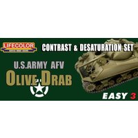 US Army AFV Oliv Drab Contr.&Desaturat. US Army AFV Oliv Drab Contr.&Desaturat. von Lifecolor