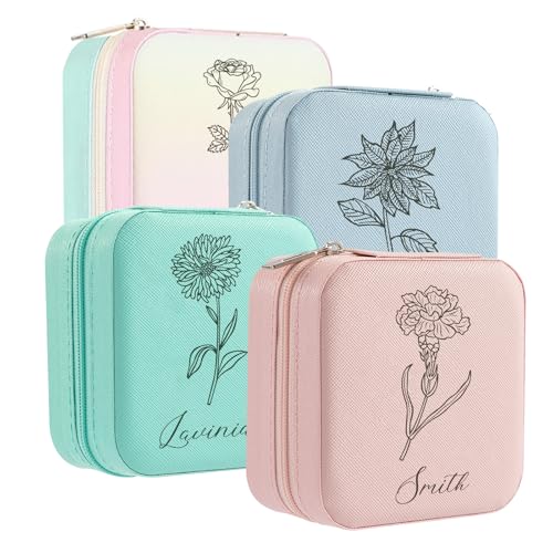 Lifemaison Personalisierte Schmuckschatulle für Damen,individuelle Reise Schmuckkästchen mit Namen,Leder-Schmuck-Organizer-Box für Ringe,Ohrringe,Personalisierte Geschenke für Muttertag,Geburtstag Lifemaison Personalisierte Schmuckschatulle für Damen,individuelle Reise Schmuckkästchen mit Namen,Leder-Schmuck-Organizer-Box für Ringe,Ohrringe,Personalisierte Geschenke für Muttertag,Geburtstag von Lifemaison