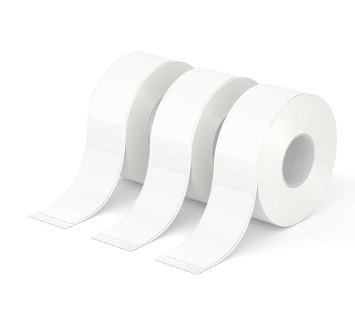 Lifenaxx 3 Rollen 15x35mm Thermodrucker-Etikettenbänder 14x30mm (180 Etiketten/Rolle), selbstklebende Haftetiketten für Mini-Tintenlos-Etikettendrucker LX-048 – Perfekt für Zuhause & Büro von Lifenaxx