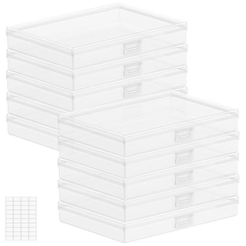 Lifewit Fotoaufbewahrungsbox 10 x 15 cm Fotoetui, 10 innere Fotohalter, durchsichtige Fotoboxen zur Aufbewahrung, Foto-Organizer aus Kunststoff für Saatgut, Karten, Handwerk, Aufkleber Lifewit Fotoaufbewahrungsbox 10 x 15 cm Fotoetui, 10 innere Fotohalter, durchsichtige Fotoboxen zur Aufbewahrung, Foto-Organizer aus Kunststoff für Saatgut, Karten, Handwerk, Aufkleber von Lifewit